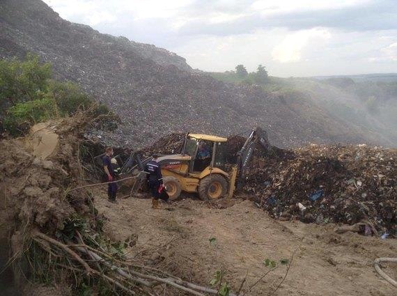Новина - Події - Є загроза ще однієї лавини на Грибовицькому сміттєзвалищі – рятувальники