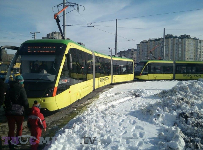 Новина - Події - Фотофакт: як у Львові запустили перший трамвай на Сихів