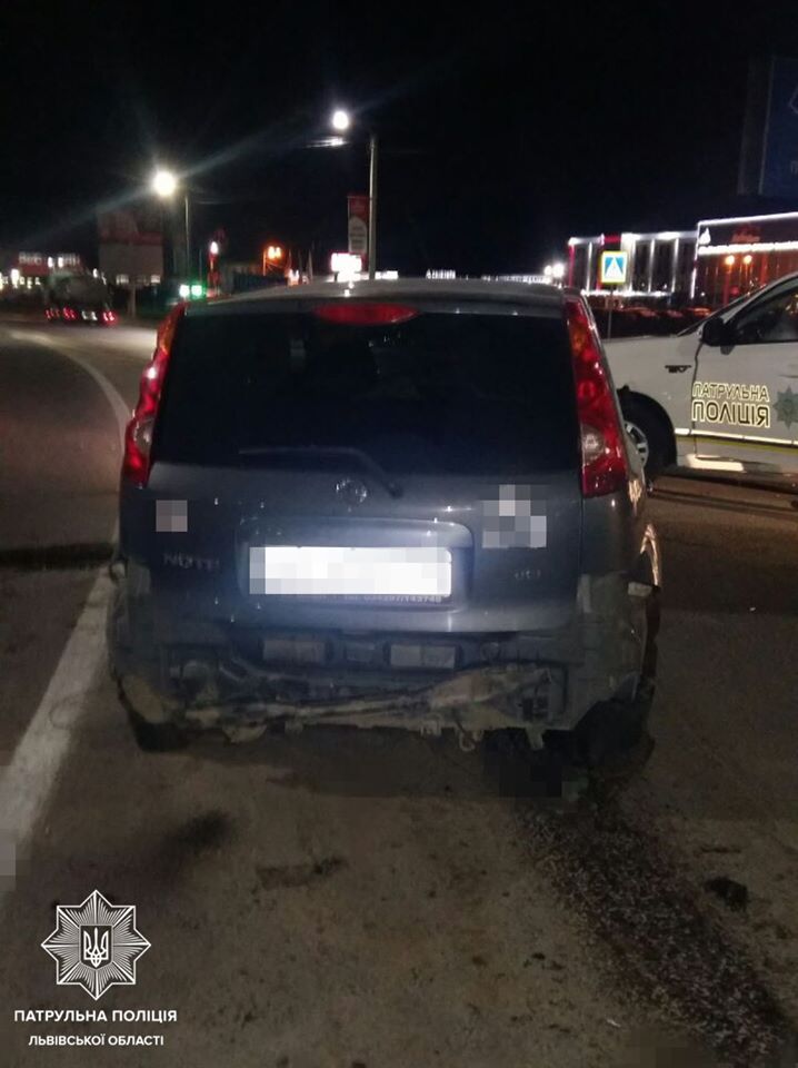 У ніч на 16 березня на об'їзній Львова п'яний водій вчинив ДТП