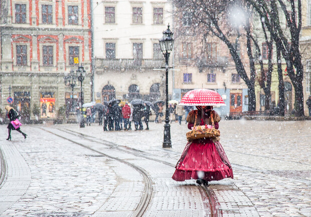 На вихідні Львівщину замете снігом. Фото: Андрій Прокопенко