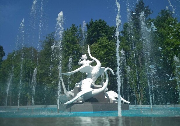 У Стрийському парку у Львові запрацював фонтан «Івасик Телесик». Фото: ЛМР