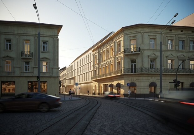 Як виглядатиме готель на Дорошенка. Фото: Guess Line Architects