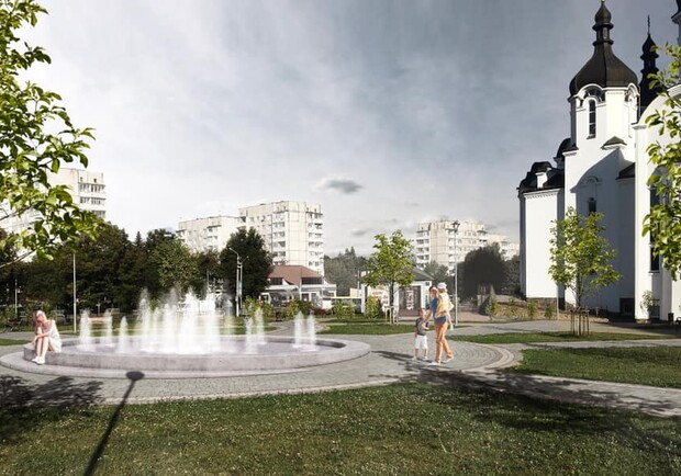 Біля львівського храму з'явиться сухий фонтан. Фото: Львівська міська рада