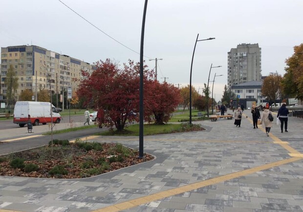  Як виглядає новий громадський простір на Сихові. Фото: Олег Шмід