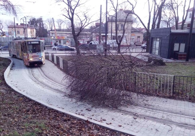 Один із львівських трамваїв змінив маршрут. Фото: Львівська міська рада
