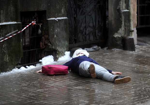 На Різдво, 7 січня, у Львові оголосили штормове попередження. Фото: imgur.com