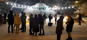 Трускавець колядує: у мережу виклали атмосферне відео 