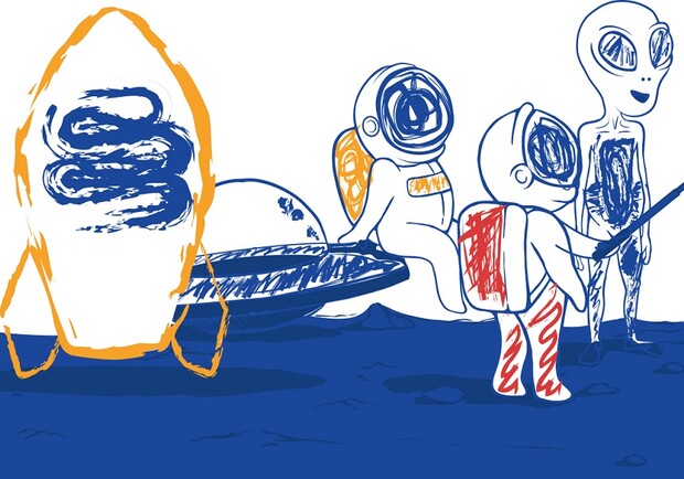 Конкурс дитячих малюнків Noosphere Space Art Challenge  - фото