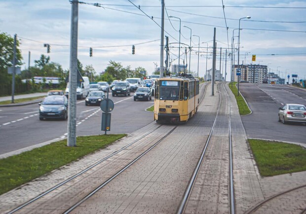 Трамваї у Львові курсують за зміненими маршрутами. Фото: Львівелектротранс