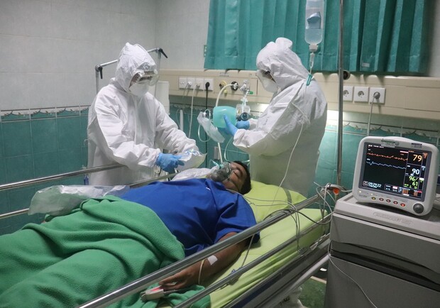 У львівській лікарні відкрили додаткове ковідне відділення.