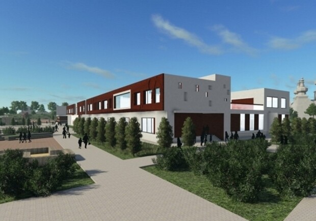 У Сокільниках будують найбільшу школу у Західному регіоні України на 660 місць. Фото: udg.lviv.ua