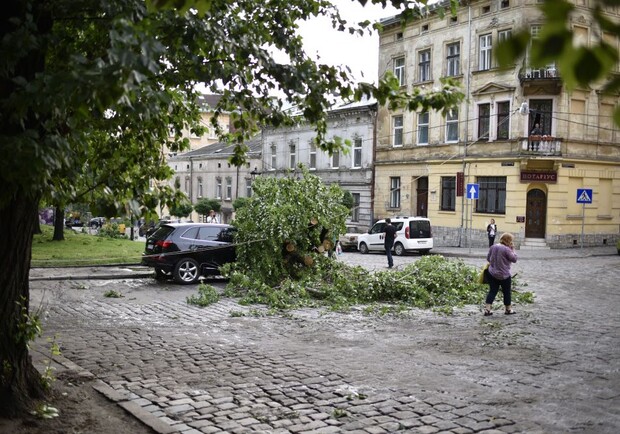 Львів'ян попереджають про сильний вітер. Фото: Маркіян Лисейко