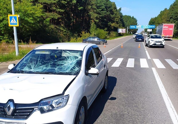 У Львові автомобіль збив двох жінок. Фото: поліція