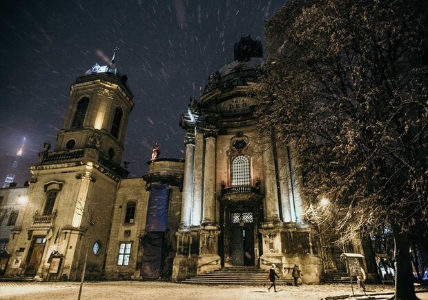 У Львові пішов перший сніг (відео) 