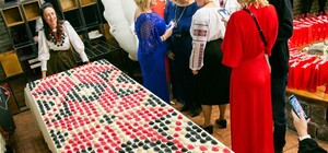 Львівський рушник із вареників потрапив до Книги Рекордів України