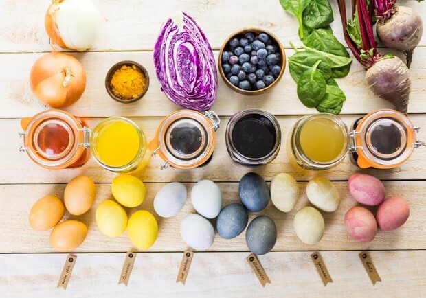 Фарбування яєць натуральними продуктами: сім яскравих ідей 