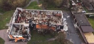 Як виглядає розбомблений музей в Іванкові, де згоріло 15 картин Приймаченко: відео 