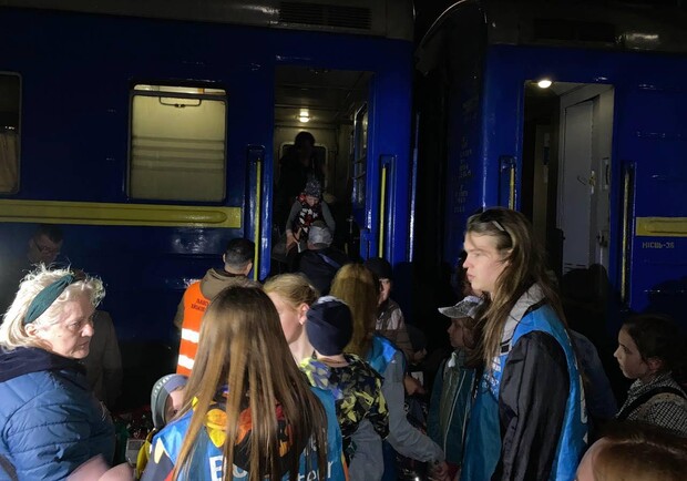 До Львова приїхав потяг з евакуйованими із Запорізької та Донецької областей 