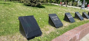 На Алеї Слави у парку Шевченка закрили монумент 