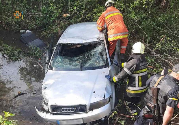 На Львівщині автомобіль злетів в кювет з водою і перекинувся: 29-річна водійка загинула 
