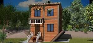 У Дніпрі будують перевернутий будинок