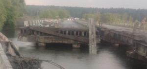 У КОДА показали схему об'їзду мосту у Демидові, який зруйнувала блискавка