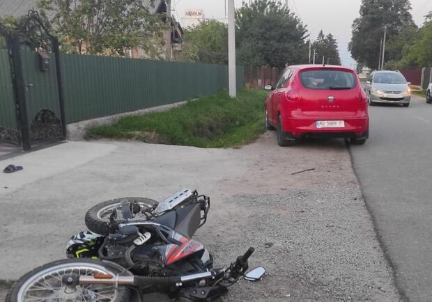 У Старому Яричеві водій з Яворівщини збив 16-річного мотоцикліста 
