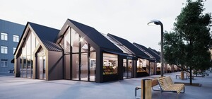 Замість стихійського ринку на Садовій облаштують громадський простір – візуалізація