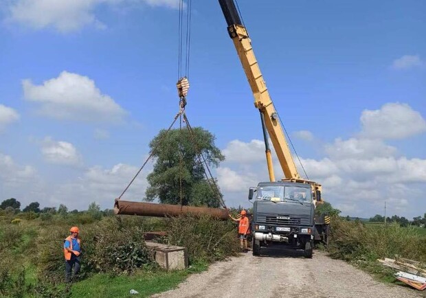 На Самбірщині розпочали ремонт аварійного моста на автомобільній дорозі Рогізно – Бірчиці 
