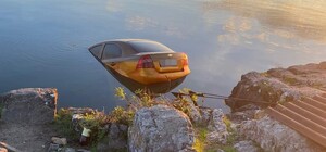 Не змогли відчинити двері: на Запоріжжі затонула автівка з двома чоловіками