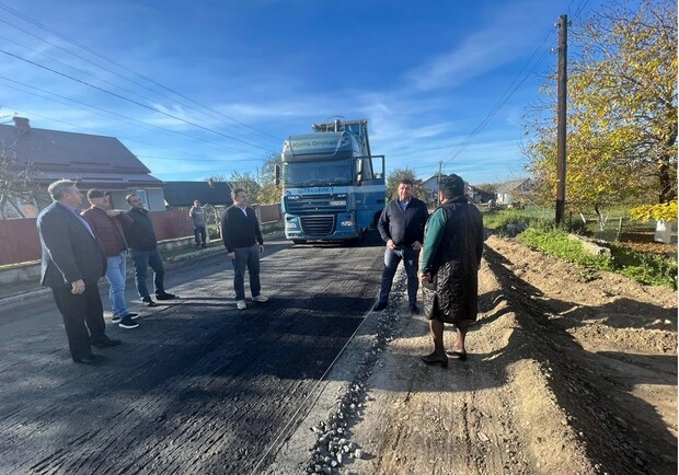 На Самбірщині триває ремонт автомобільної дороги Страшевичі-Задністря 