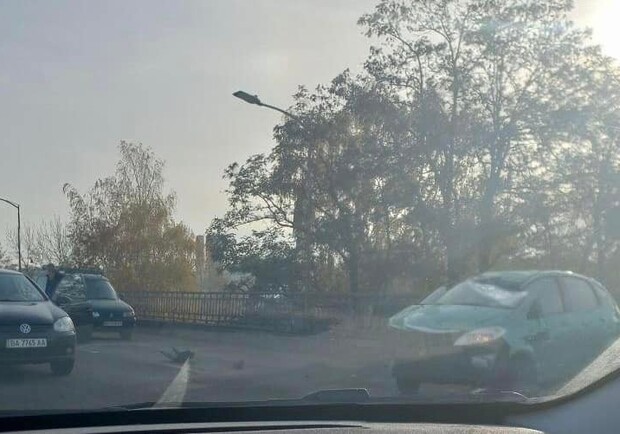 На Городоцькій перекинувся автомобіль 