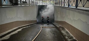 На Новопечерських Липках загорівся підземний паркінг: подробиці