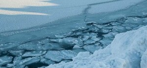 У Київській області через кригу на річці Десна вода піднялася на кілька метрів