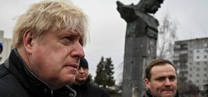 Борис Джонсон знову приїхав до Києва і відвідав Бучу та Бородянку
