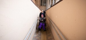 У Дніпровському районі відкрили укриття у відремонтованій будівлі з WC та пандусом - фото