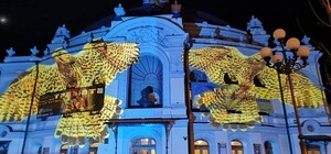 Митець зі Швейцарії підсвітив відомі будівлі в Києві: фото 