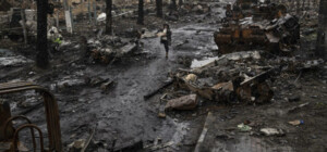 Оприлюднено фото окупанта, який у Бучі розстріляв батька на очах у дитини