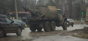 У бік Бердянська їде колона ворожої техніки