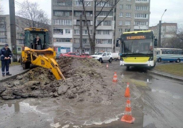 У Львові тролейбуси перестали курсувати на вулицю Грінченка 