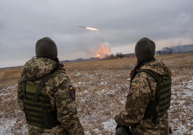 Карта бойових дій в Україні 22 березня. 