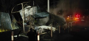 Вибух на АЗС у Новобаварському районі: у поліції не виключають диверсію