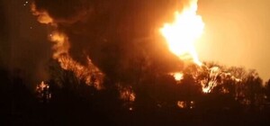 ППО збила ракету над Львівською областю, виникла пожежа 