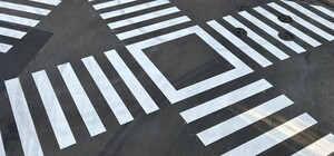 В Одесі з'явився перший діагональний пішохідний перехід