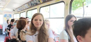 Одесою курсує трамвай, де проходить фотовиставка