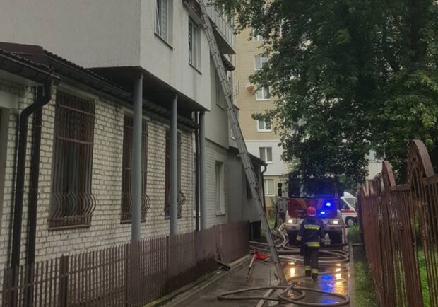 У Львові горів будинок 