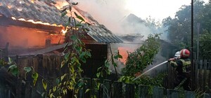 У Київській області блискавка спричинила пожежі