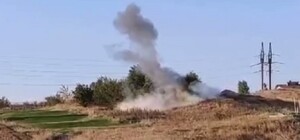 Сили ППО збили дрон над гольф-клубом у Харкові (відео)