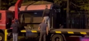 Кав'ярню у Дюківському парку таки знесли (відео)