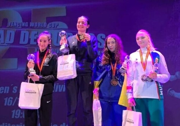 Львівська шпажистка стала бронзовою призеркою Кубка світу 